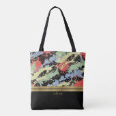 Vier kleuren monogrammen tote bag (Achterkant)