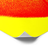 Vier kleuren Pop Art Basketball Retro Style Poster (Hoek)