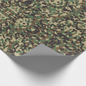 Vier kleurencamouflage cadeaupapier (Hoek)