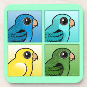 Vier kleurenlijnen onderzetter (Voorkant)