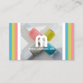 Vier kleurenset Nail Poolse Nail Spa-Visitekaartje Visitekaartje (Voorkant)