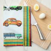 Vier kleurrijke caravans Dish Towels Theedoek (Quarter Fold)