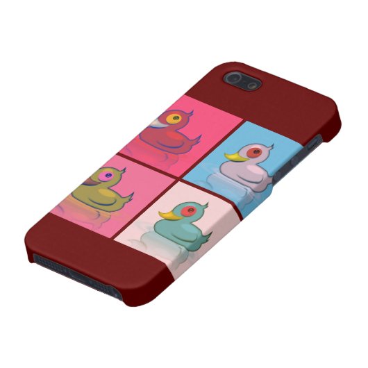 Vier kleurrijke Eucks iPhone Hoesje (Onderkant)