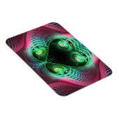 Vier kleurrijke ogen Abstract Magneet (Rechterzijde)