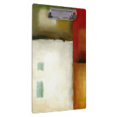 Vier kleurrijke rechthoeken van Chariklia Zarris Klembord (Rechts)