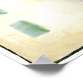 Vier kleurrijke rechthoeken van Chariklia Zarris Poster (Hoek)