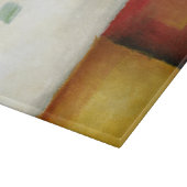 Vier kleurrijke rechthoeken van Chariklia Zarris Snijplank (Hoek)