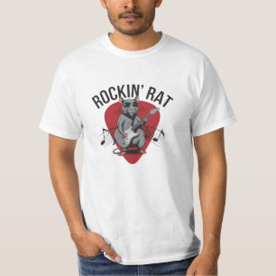 Vier knaagdieren met kunst van de rat t-shirt