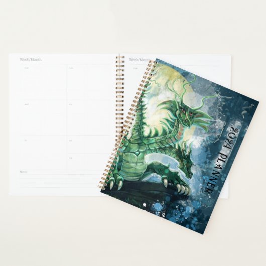 Vier koppen Dragon Planner (Display)
