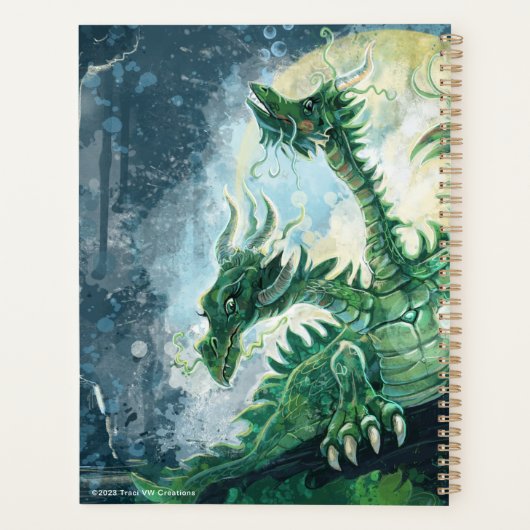 Vier koppen Dragon Planner (Achterkant)
