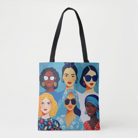 Vier krachtige vrouwen | Vrienden | Voor haar Tote Bag (Voorkant)