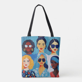Vier krachtige vrouwen | Vrienden | Voor haar Tote Bag