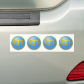 VIER Krim-Tataren' Tamga Bumpersticker (Op auto)