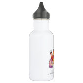 Vier kute Whimsical Colorful Birds Waterfles (Links)