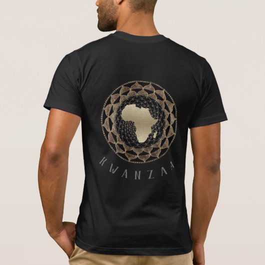 Vier Kwanzaa in stijl met onze Regal T-shirt (Achterkant)