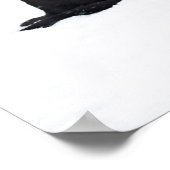 Vier labrador honden in sneeuw poster (Hoek)