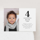 Vier Landscape Foto Uitnodiging