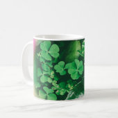 Vier Leaf Clover Charm Koffiemok (Voorkant links)