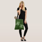 Vier Leaf Clover Green Bag Tote Bag (Op model)