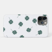 Vier Leaf Clover Green-Waterverf Case-Mate iPhone Case (Achterkant (horizontaal))