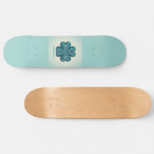 Vier Leaf Clover-harten Persoonlijk Skateboard (Horizontaal)