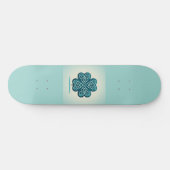 Vier Leaf Clover-harten Persoonlijk Skateboard (Horizontaal)