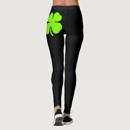 Vier Leaf Clover Ierse Leggings (Achterkant)