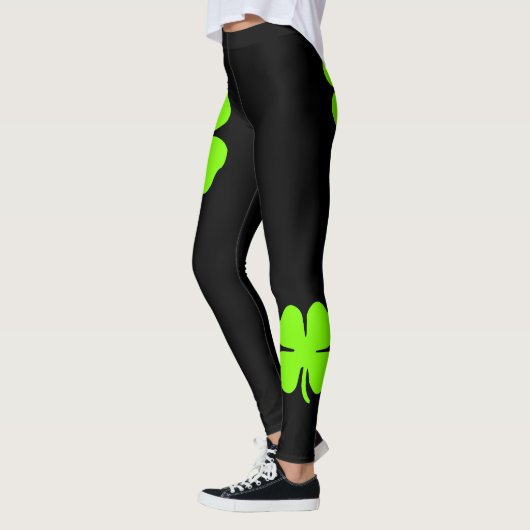 Vier Leaf Clover Ierse Leggings (Links)