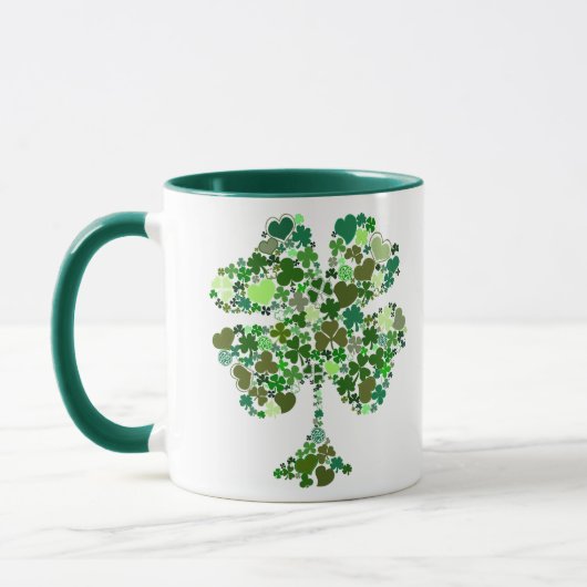 Vier Leaf Clover Irish Coffee-Mok Mok (Links)