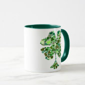 Vier Leaf Clover Irish Coffee-Mok Mok (Voorkant rechts)