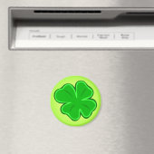 Vier Leaf Clover Irish Green Lucky Shamrock Magneet (Insitu (Vaatwasser))