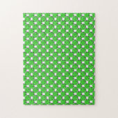 Vier Leaf Clover Jigzaag Puzzle Legpuzzel (Verticaal)