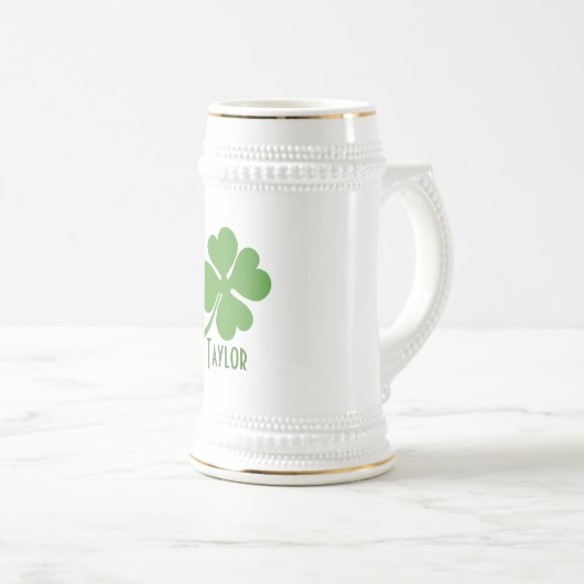 Vier Leaf Clover Lucky Bierpul (Voorkant rechts)