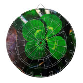 Vier Leaf Clover Lucky Dartbord (Voorkant)