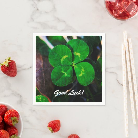Vier Leaf Clover Lucky Servetten (Insitu)