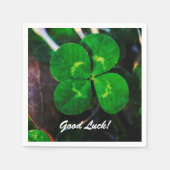 Vier Leaf Clover Lucky Servetten (Voorkant)