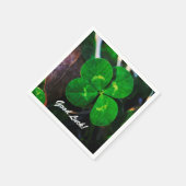 Vier Leaf Clover Lucky Servetten (Hoek)