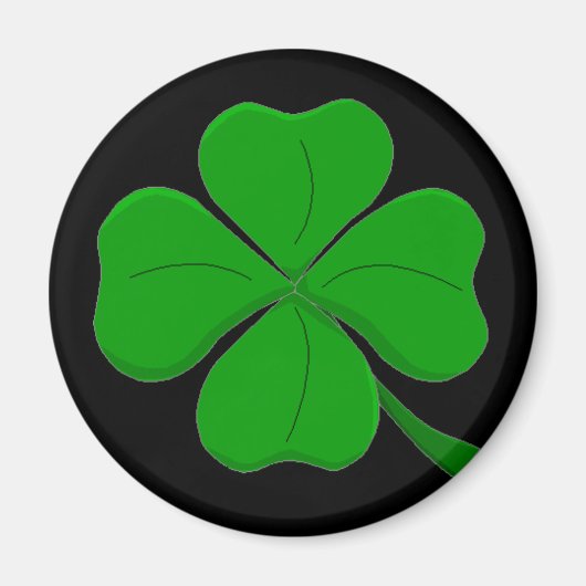Vier Leaf Clover Magnet (Voorkant)