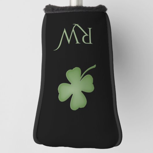 Vier Leaf Clover Monogrammed Golfheadcover (Draai 90)