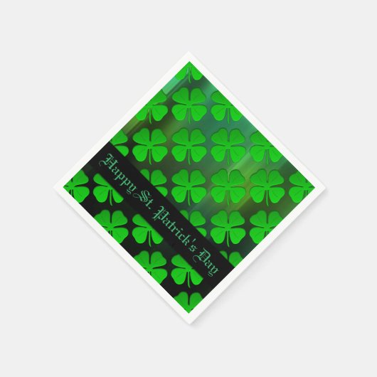 Vier Leaf Clover Pattern Napkins Servet (Hoek)