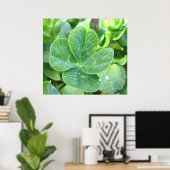 VIER LEAF CLOVER POSTER (Thuiskantoor)