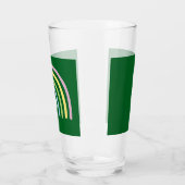 Vier Leaf Clover Rainbow St Patrick's Day Glas (Links)