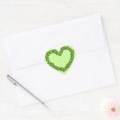 Vier Leaf Clover Shamrock Heart Hart Sticker (Envelop)
