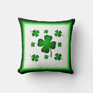 Vier Leaf Clover Shamrock Mojo Pillow Kussen
