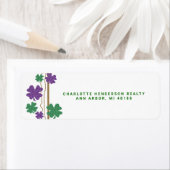 Vier Leaf Clover Shamrock St. Partruds Day Label (Insitu)