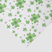 Vier Leaf Clover Shamrock Tissuepapier (Detail)