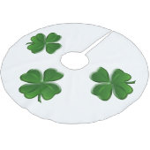 Vier Leaf Clover - Sint Patrick's Day Symbol Kerstboom Rok (Gekanteld)