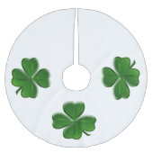 Vier Leaf Clover - Sint Patrick's Day Symbol Kerstboom Rok (Voorkant)