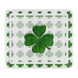 Vier Leaf Clover - Sint Patrick's Day Symbol Snijplank