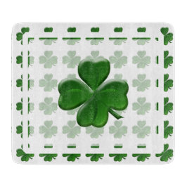 Vier Leaf Clover - Sint Patrick's Day Symbol Snijplank